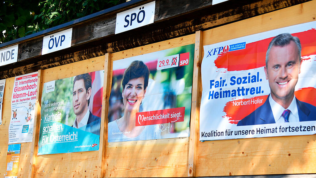 NR-Wahl: Wahlplakate Salzburg