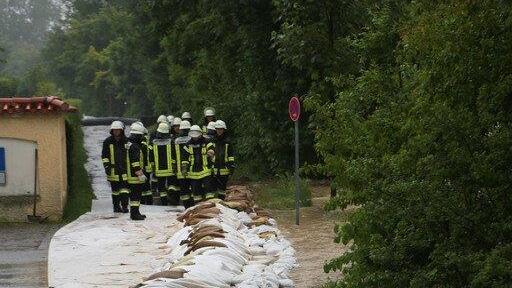 Kolbermoor: Dammbruch verhindert
