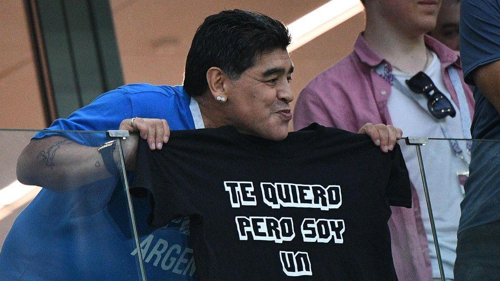 Maradona bei der WM 2018
