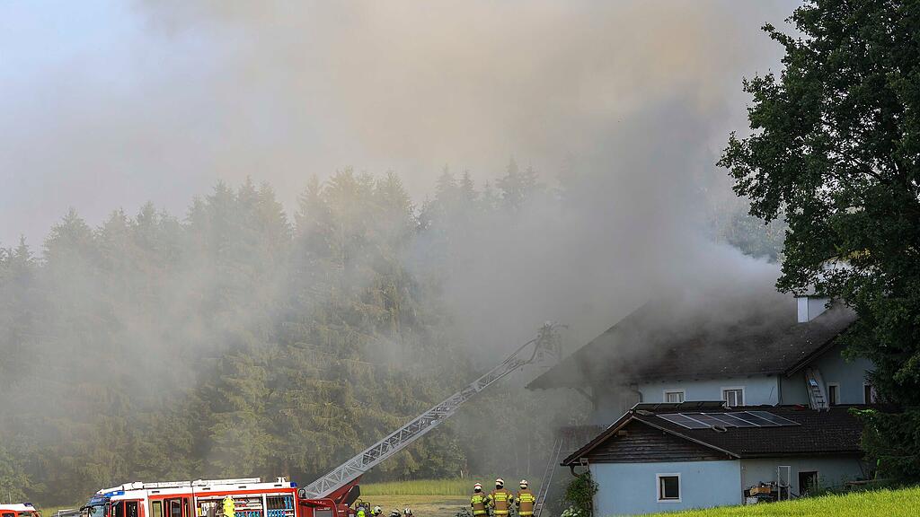 Brand in St. Georgen bei Salzburg