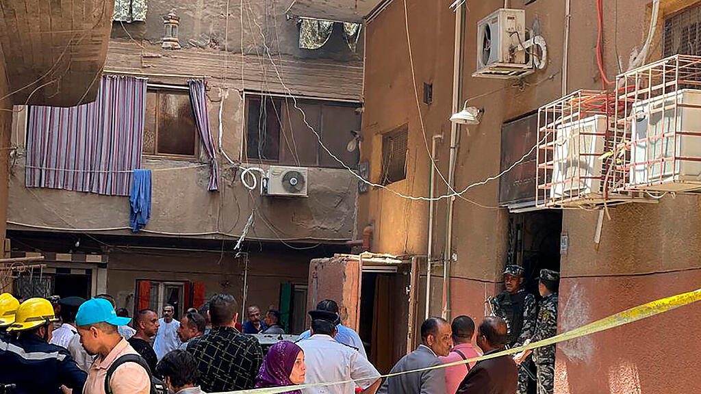 Kairo Ägypten Brand Kirche