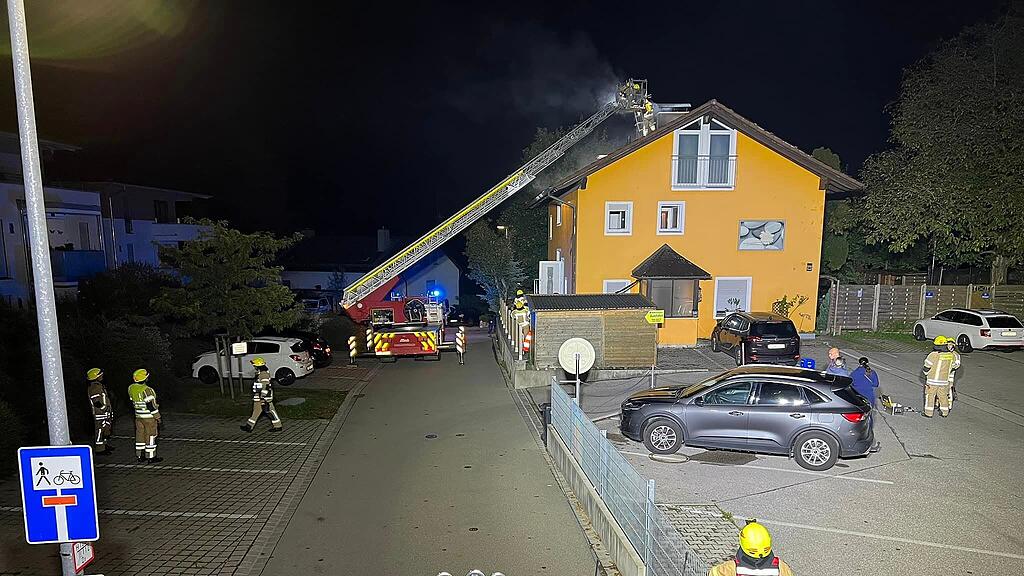 Verrauchtes Haus in Freilassing