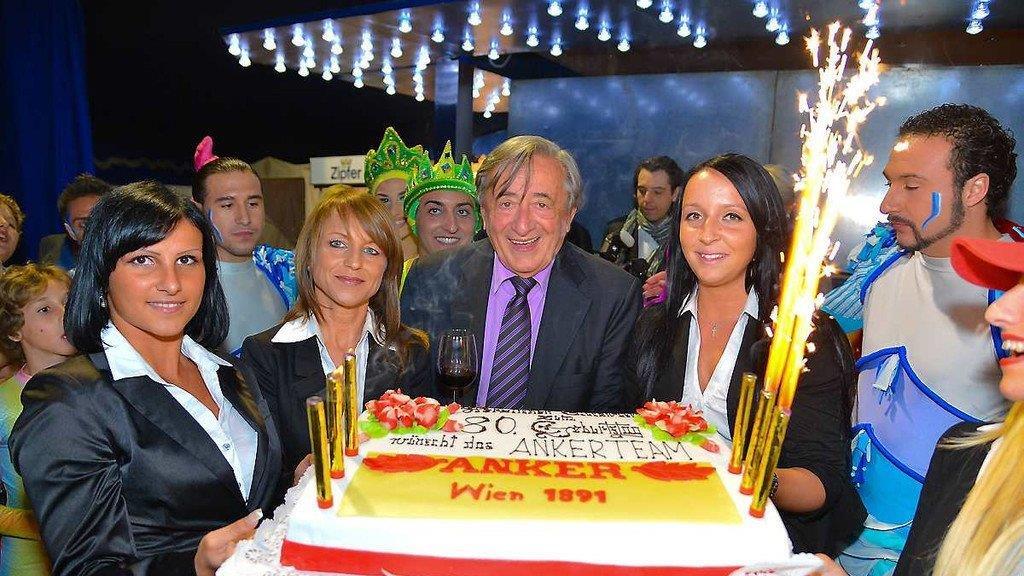 Richard Lugner wird 80: Geburtstagfeier im Circo Acquatico