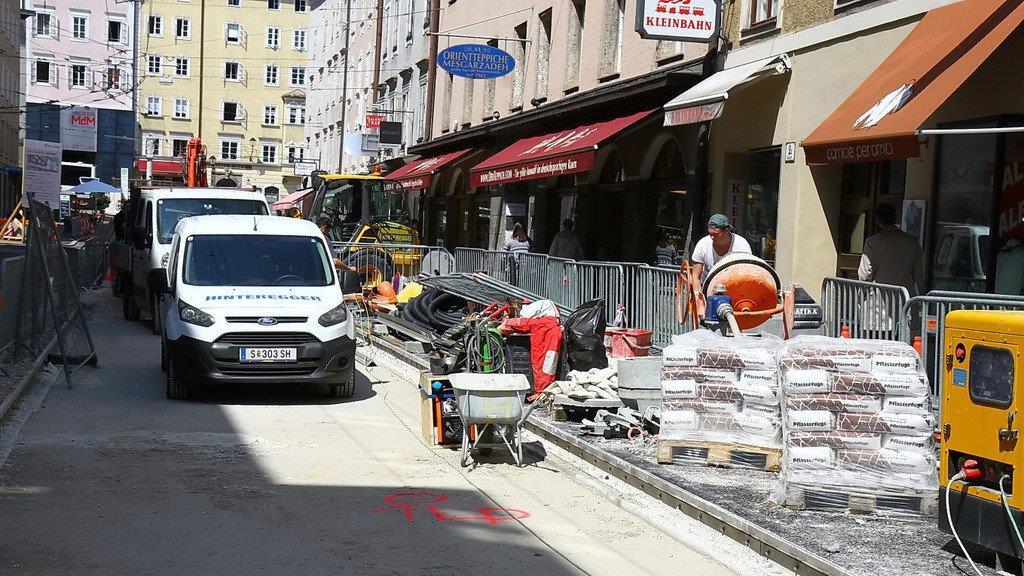 Baustelle in der Griesgasse