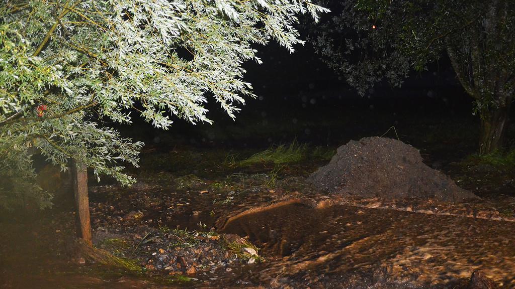 Feuerwehren nach Starkregen im Pongau im Einsatz