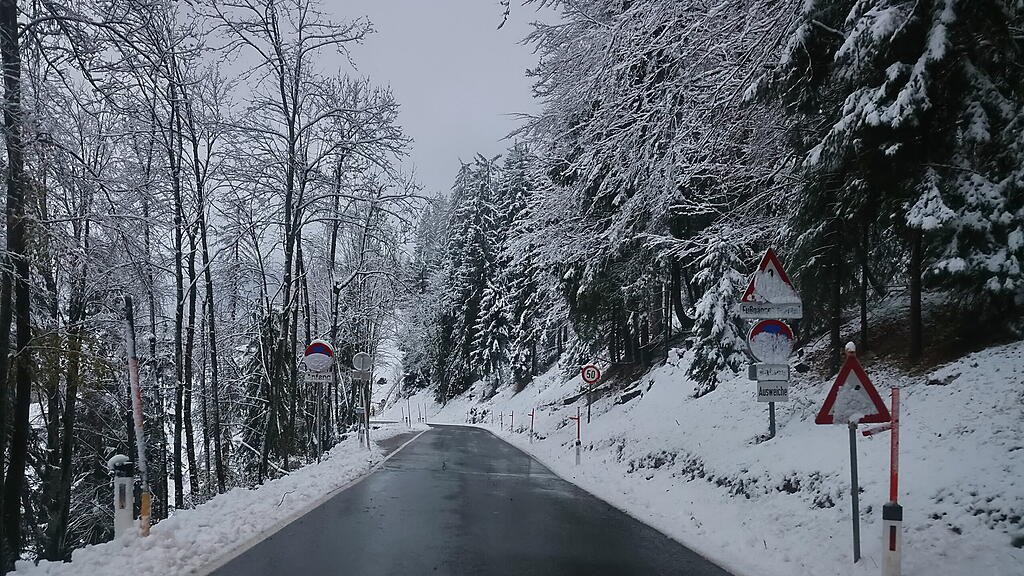 Wintereinbruch Gaisberg