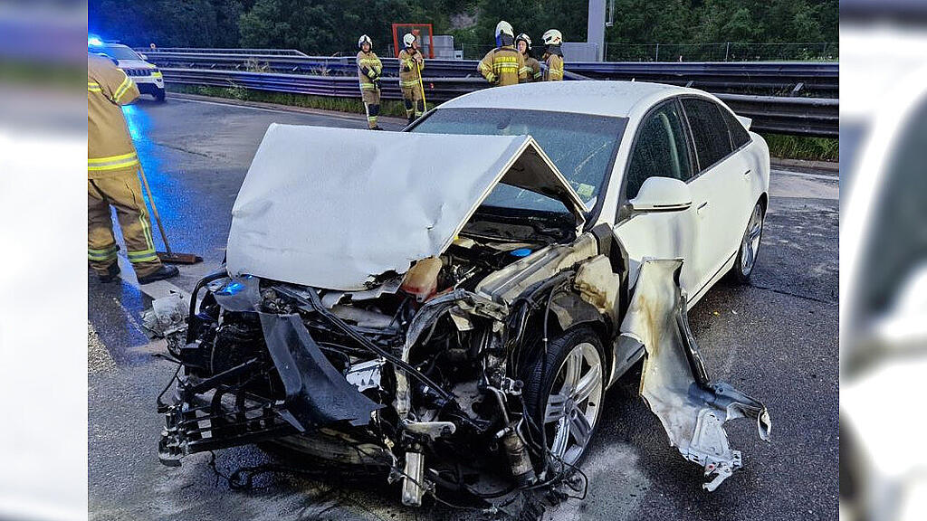 Unfall auf A10 in St. Michael im Lungau