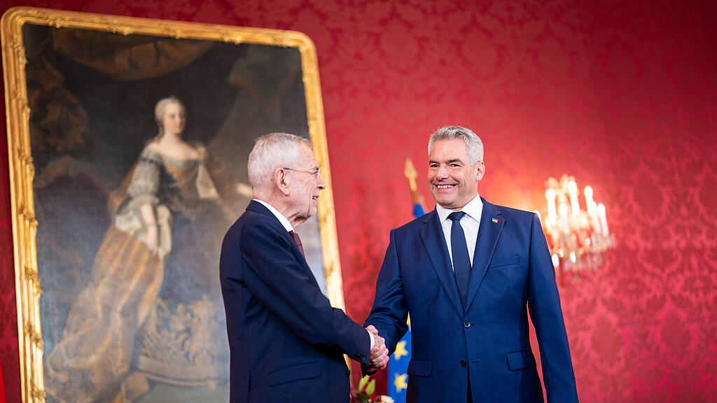 Nehammer mit Van der Bellen