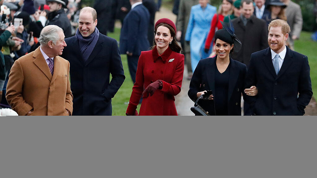 Royals auf Weg zum Weihnachtsgottesdienst