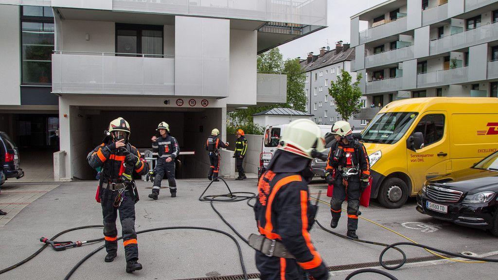 Feuerwehreinsatz in der Strubergasse