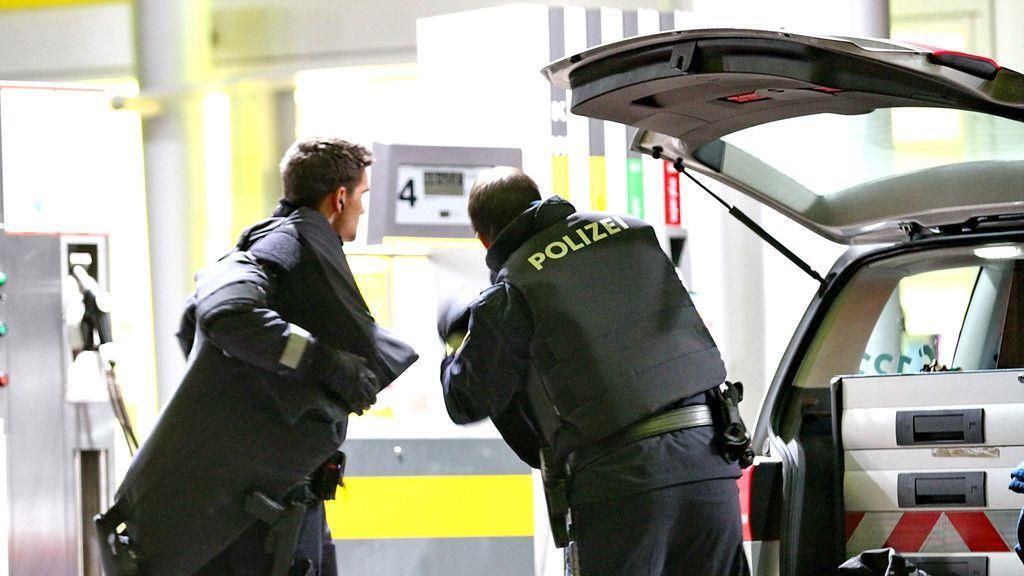 Überfall auf Tankstelle in Puch