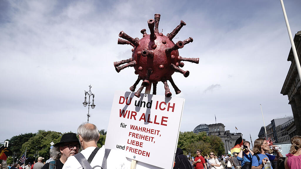 Demo gegen Corona-Maßnahmen Berlin