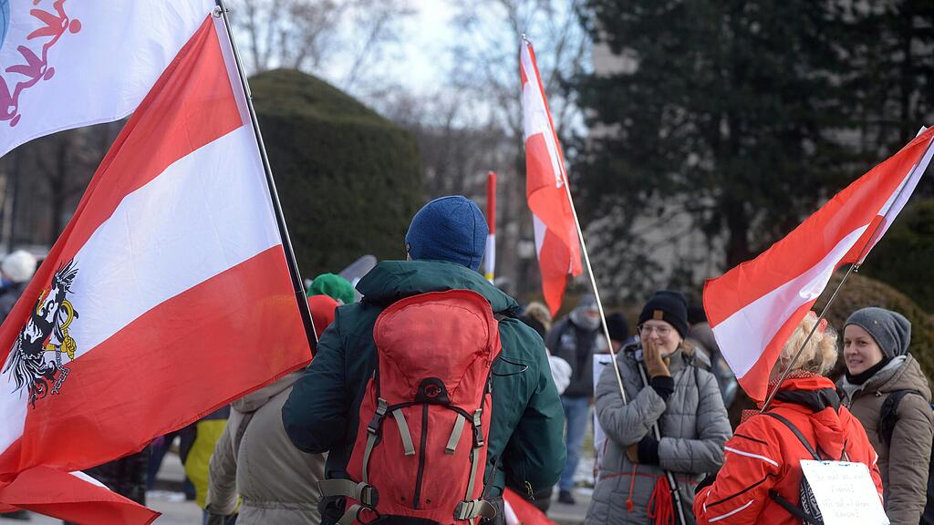 Corona-Demo in Wien