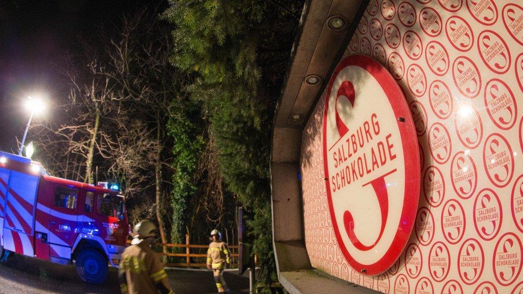 Brand bei Salzburg Schokolade in Grödig, II