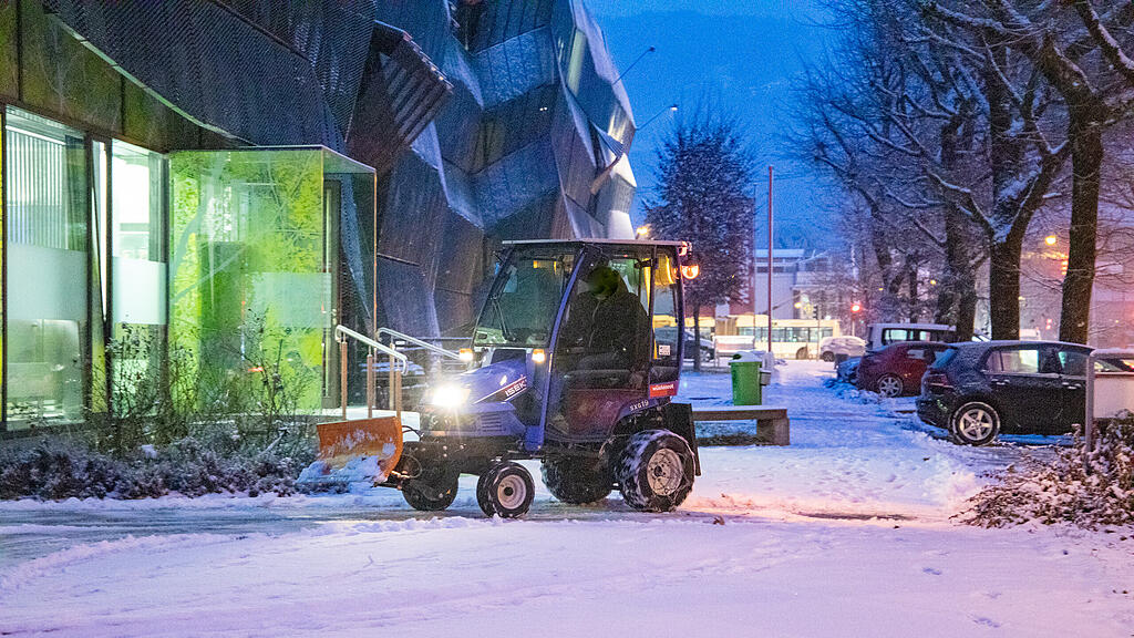 Erster Schnee in Salzburg