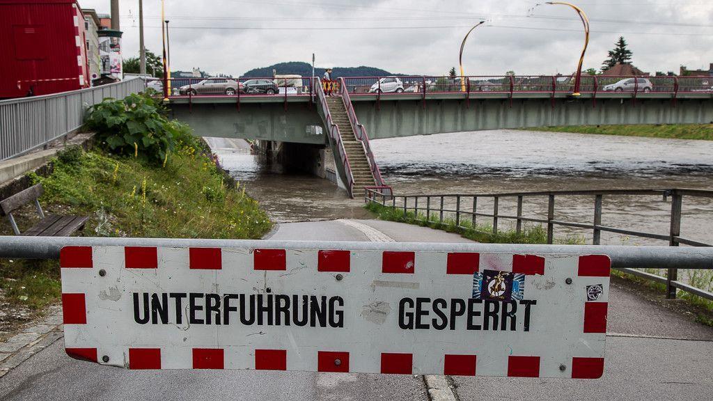 Radunterführungen in der Stadt Salzburg gesperrt