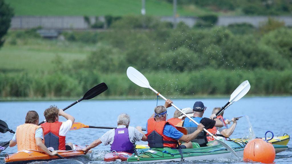 SUP-Rennen am Wallersee