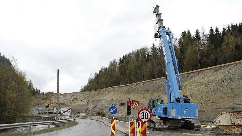 Bauarbeiten in Zederhaus