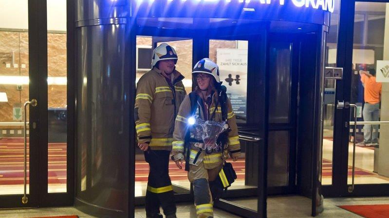 Pkw-Brand in Tiefgarage