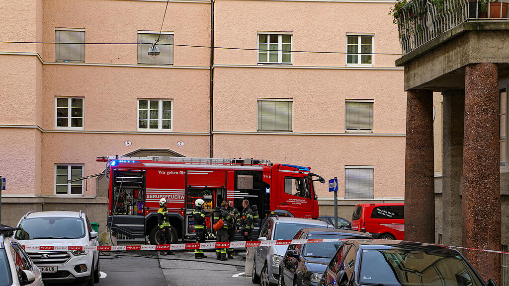 Zimmerbrand in Salzburger Plainstraße