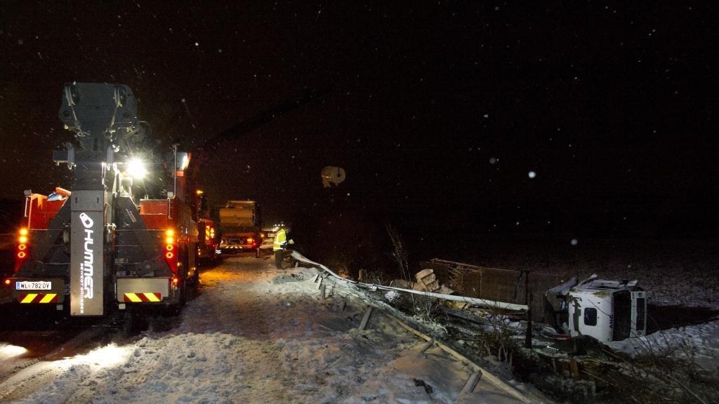 Lkw-Unfall auf der A7
