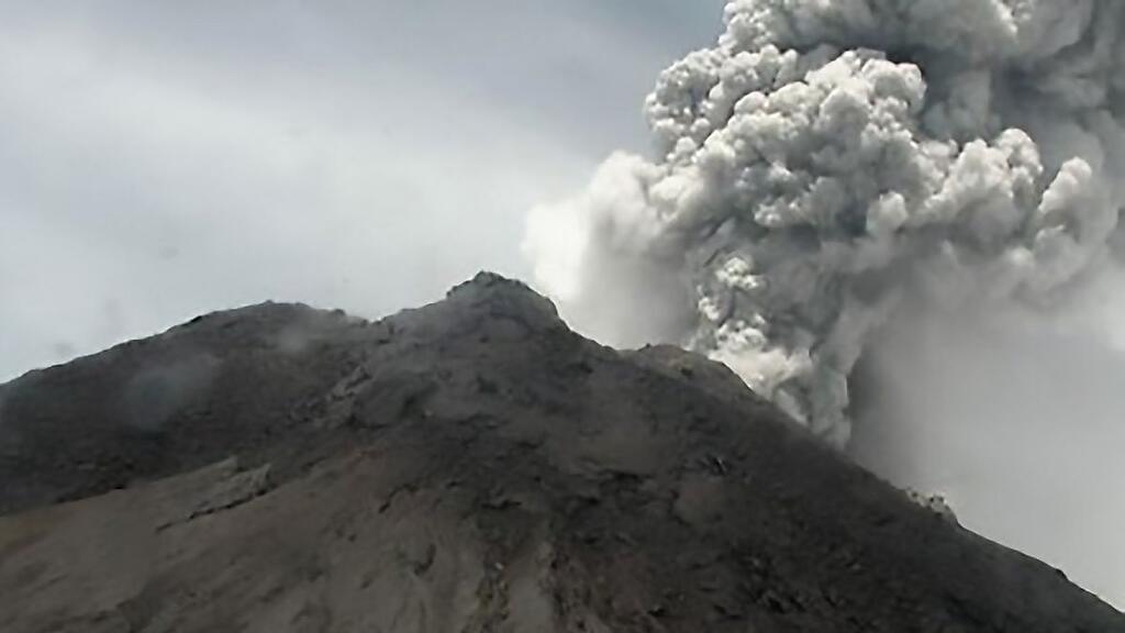 Der Merapi gab ein kräftiges Lebenszeichen von sich