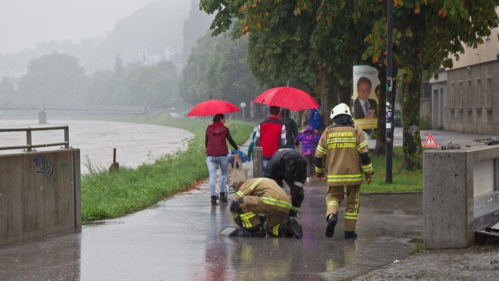 Hochwasserschutz in Salzburg/Innenstadt