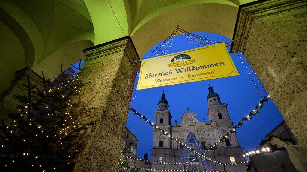 Weihnachtliche Vorfreude auf Christkindlmarkt Salzburg