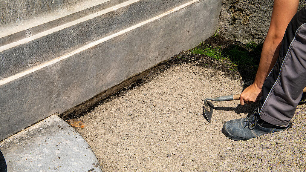 Grabungen im Mirabellgarten
