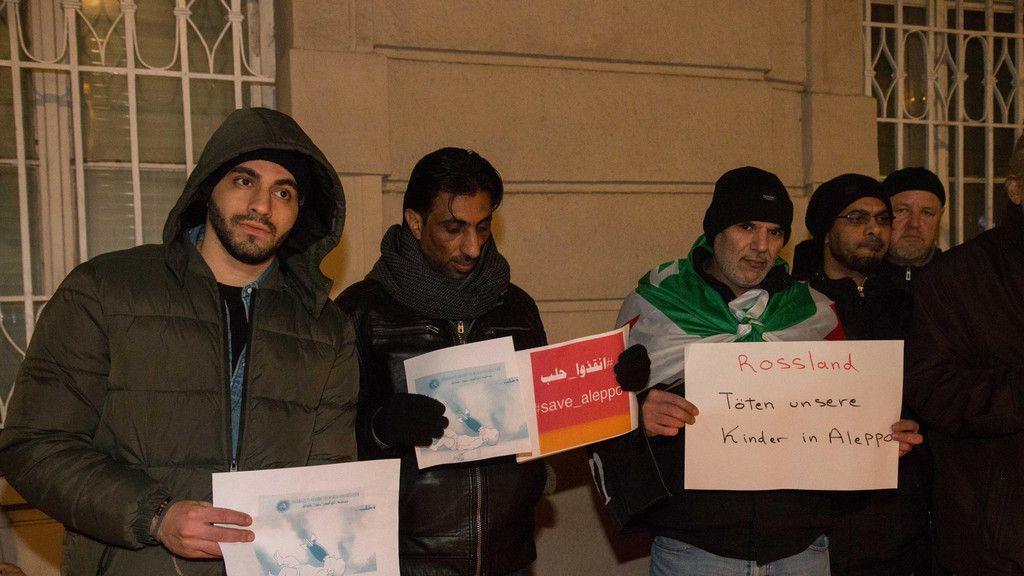 Mahnwache für Aleppo in Salzburg II