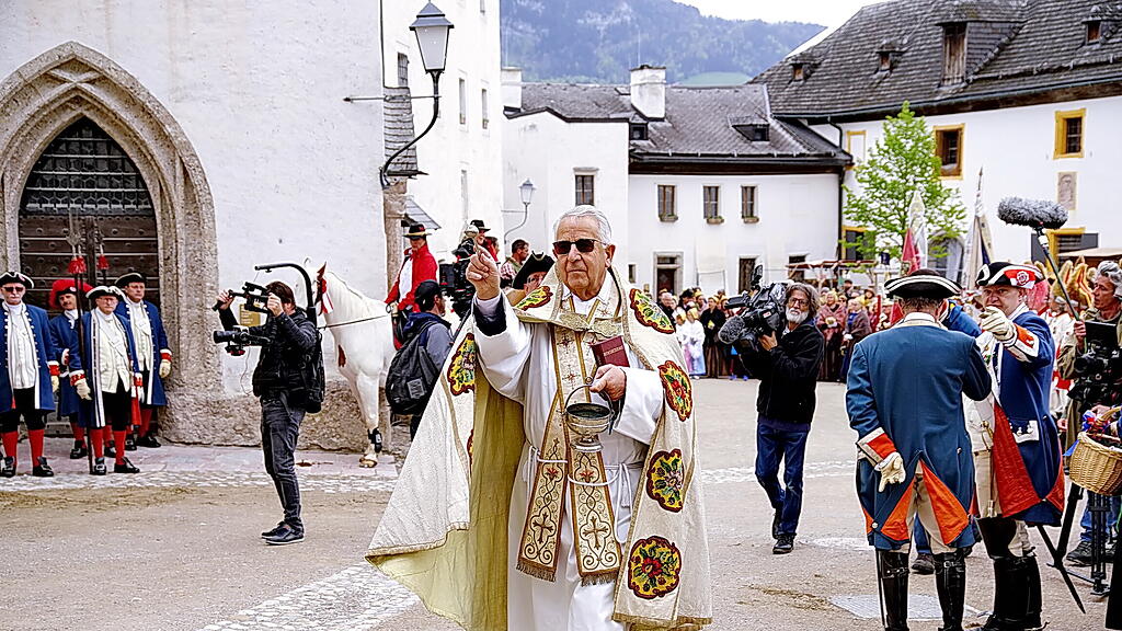 Georgi-Ritt auf Festung Hohensalzburg