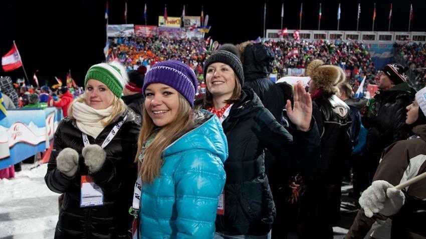 Super-Fan-Stimmung in Flachau