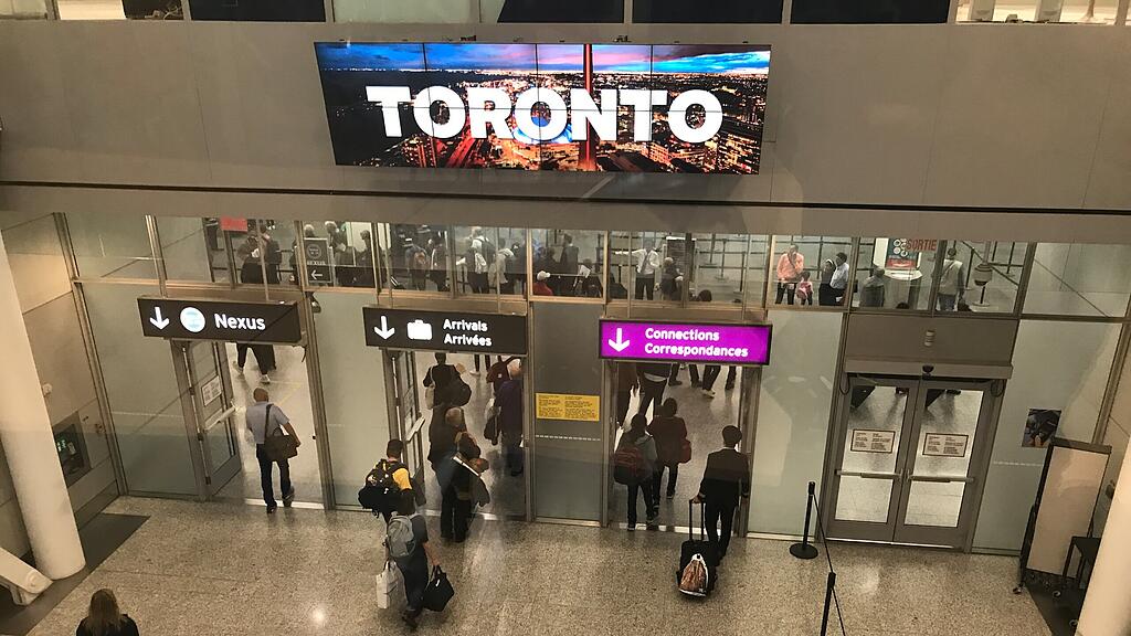 Toronto Airport, Flughafen,