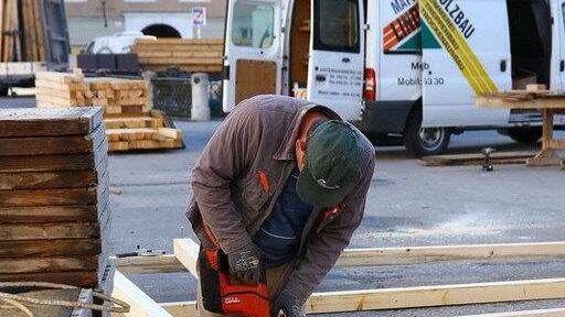 Natureis wird aufgebaut