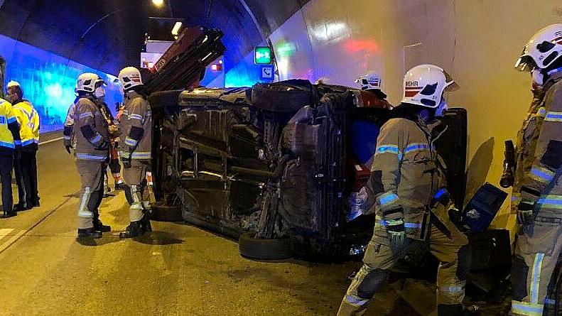Unfall im Hiefler Tunnel