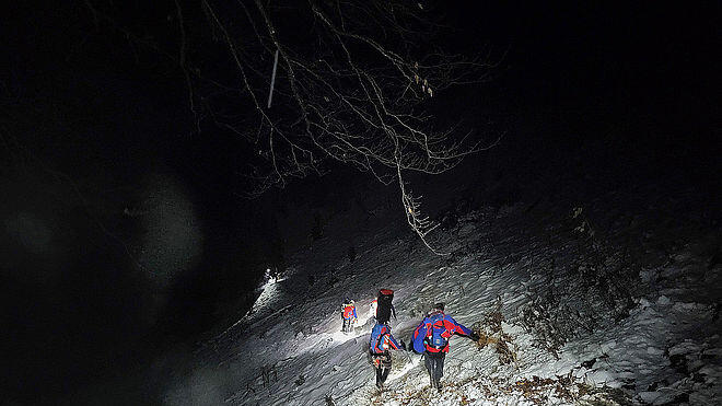 Rettungsaktion am Hochstaufen