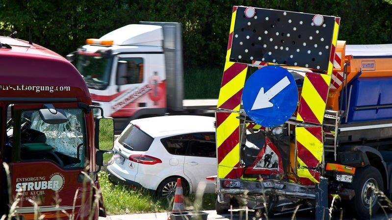 Lkw-Crash auf A1 II