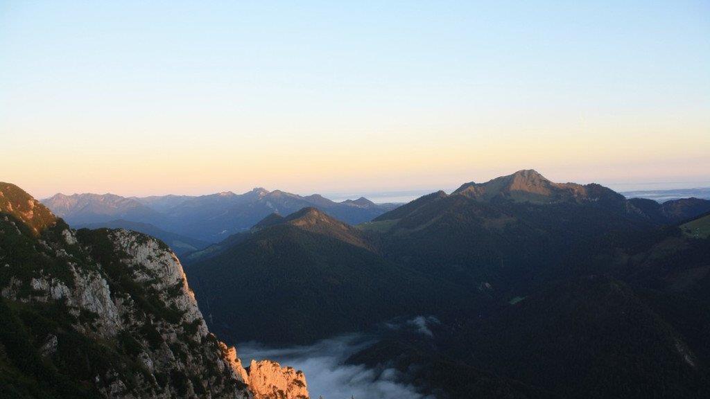 Nebelmeer im Chiemgau