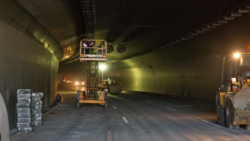 Lieferinger Tunnel: Sanierung der zweiten Röhre begonnen