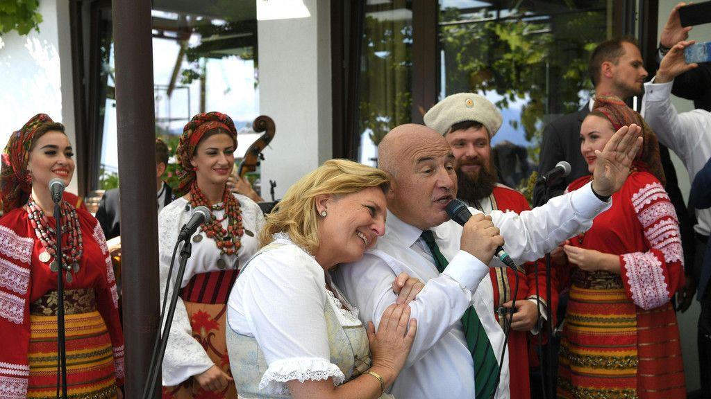 Putin bei Kneissl-Hochzeit