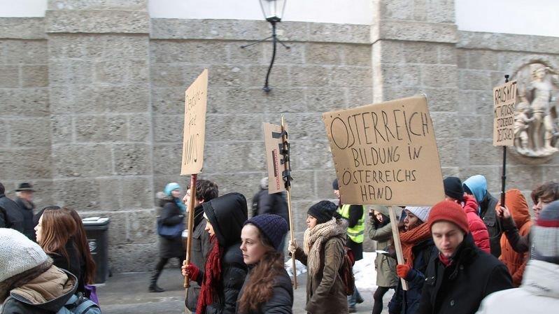 Demo in Salzburg