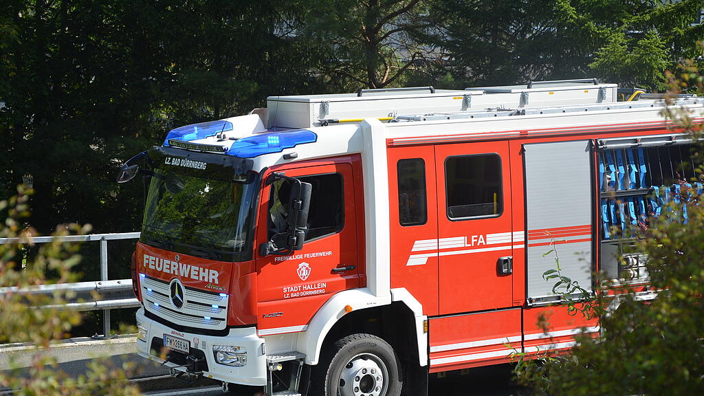 Zimmerbrand in Bad Dürrnberg
