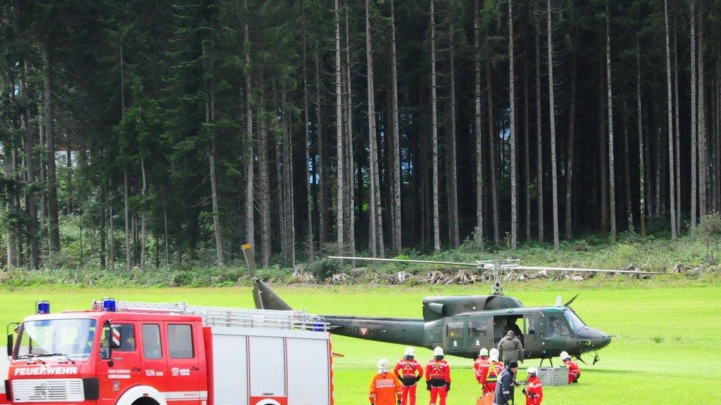 Waldbrand in Werfenweng