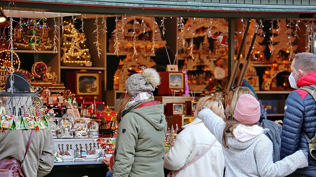 Salzburger Christkindlmarkt am 4. Adventsonntag