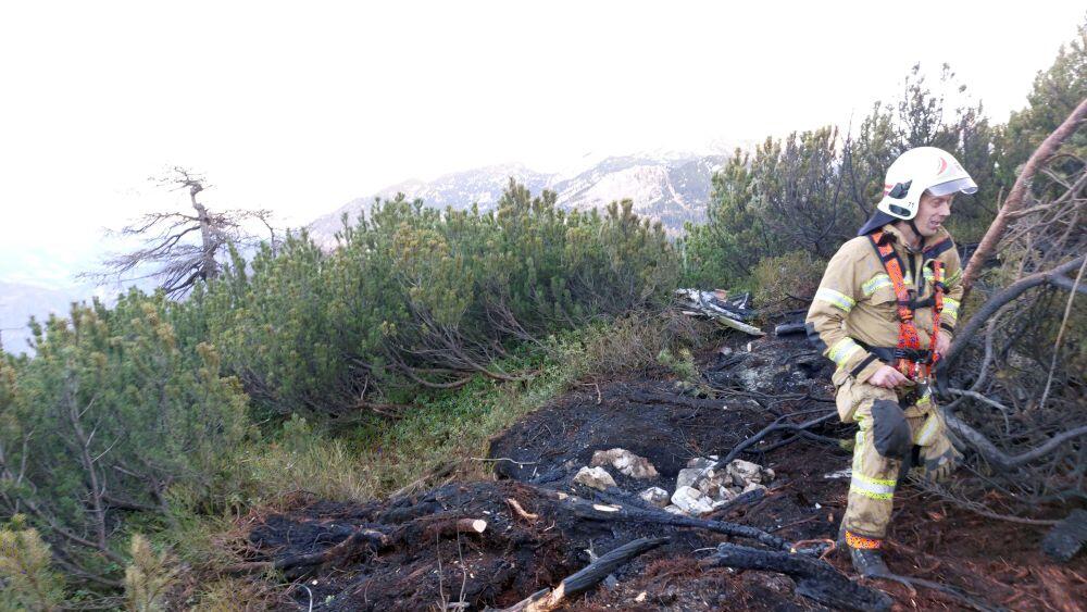 Waldbrand in Golling