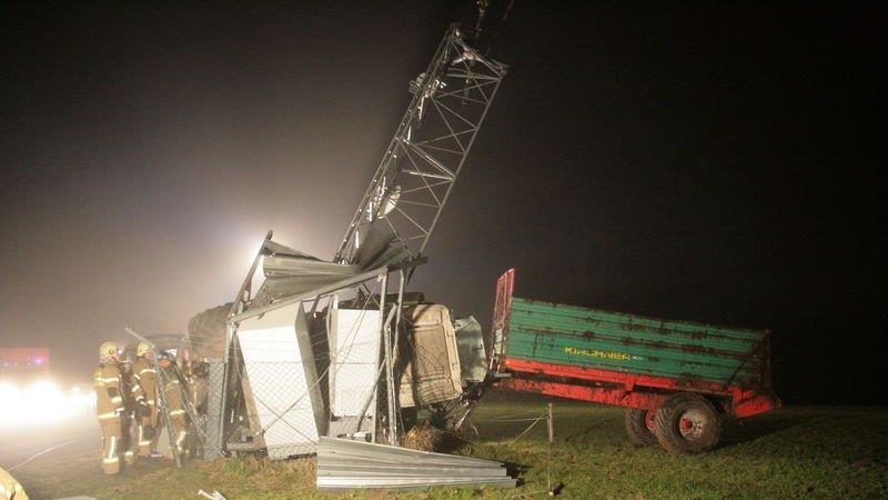 Crash mit Traktor