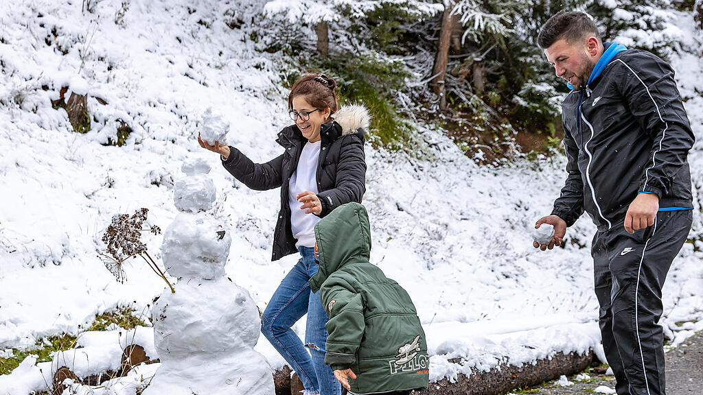 Wintereinbruch: Neuschnee in Tirol, Schnee,