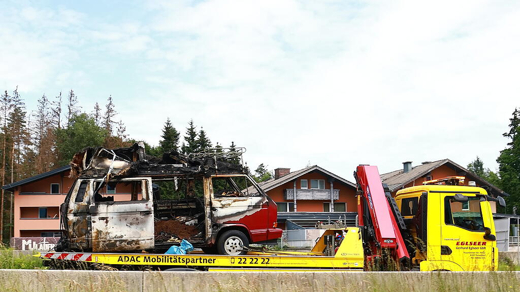 PKW-Brand Walserberg