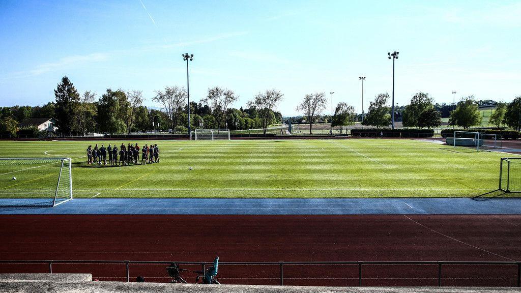 Training und Entspannung vor Youth-Legaue-Finale