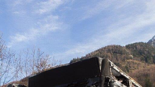 Bus in Fürstenbrunn ausgebrannt I